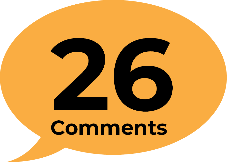 26 public comments about community culture.